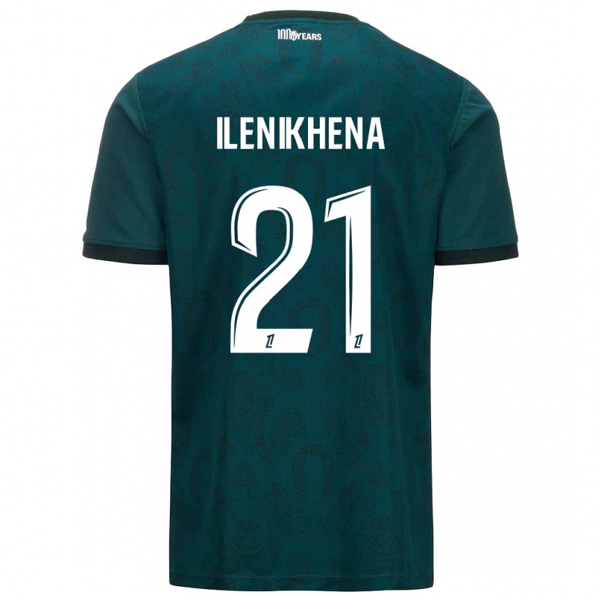 Kids Football George Ilenikhena #21 Dark Green Away Jersey 2024/25 T-Shirt Canada