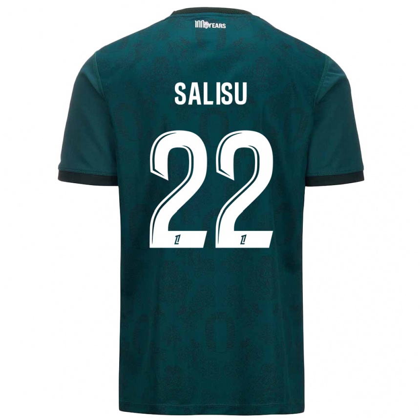 Kids Football Mohammed Salisu #22 Dark Green Away Jersey 2024/25 T-Shirt Canada