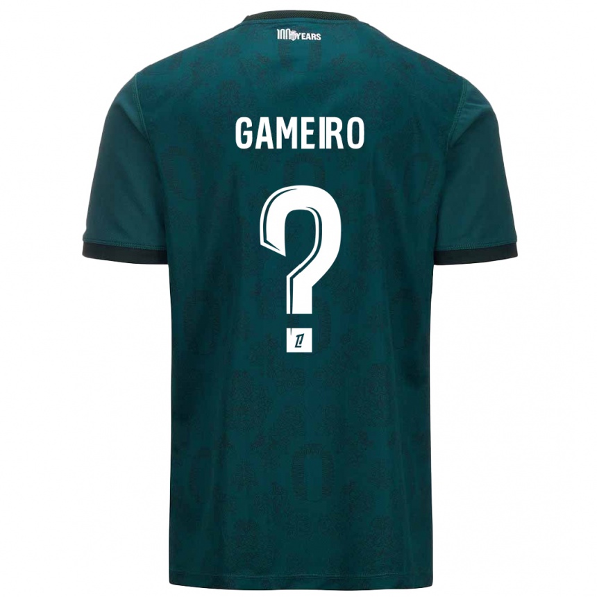 Kids Football Benoît Gameiro #0 Dark Green Away Jersey 2024/25 T-Shirt Canada