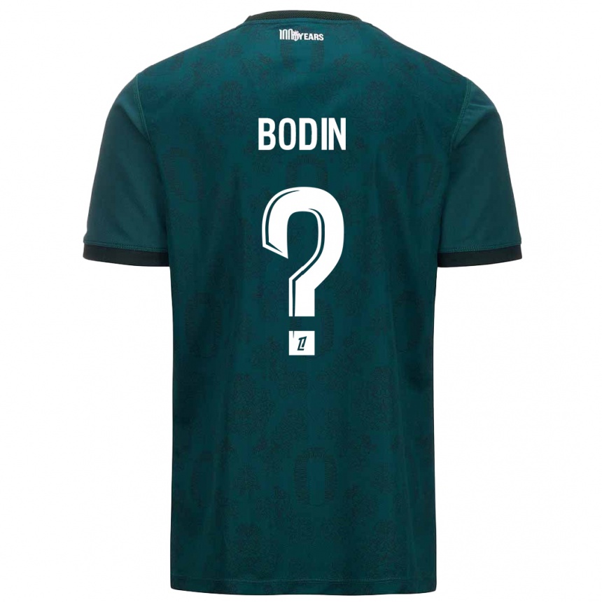 Kids Football Hugo Bodin #0 Dark Green Away Jersey 2024/25 T-Shirt Canada