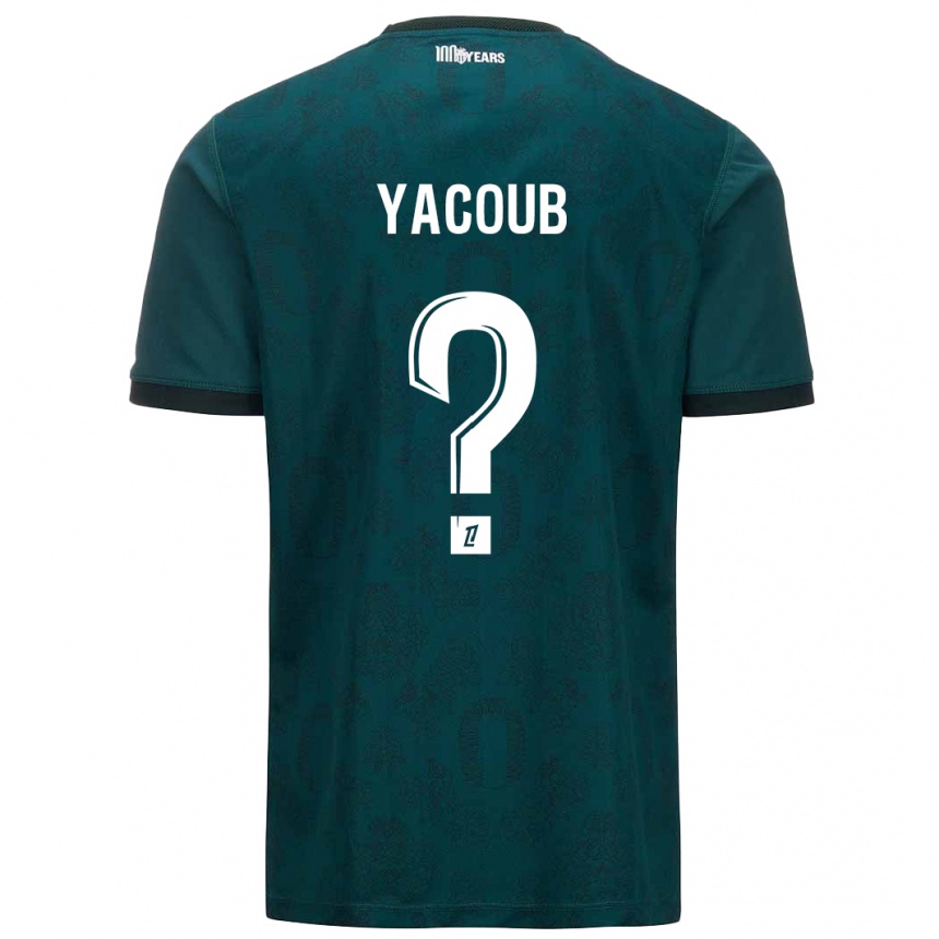 Kids Football Béchir Yacoub #0 Dark Green Away Jersey 2024/25 T-Shirt Canada