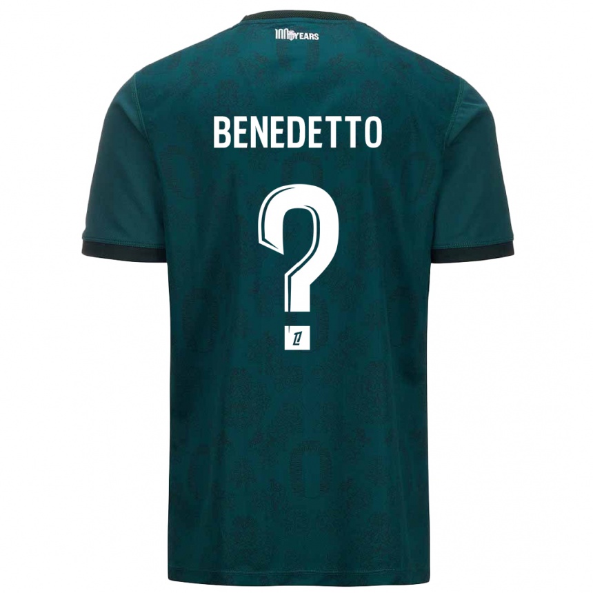 Kids Football Antéo Benedetto #0 Dark Green Away Jersey 2024/25 T-Shirt Canada