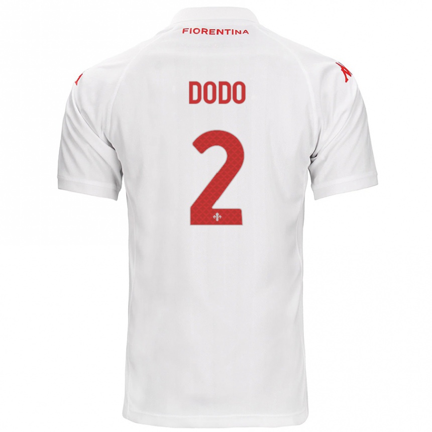 Kids Football Dodô #2 White Away Jersey 2024/25 T-Shirt Canada