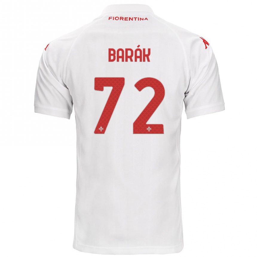 Enfant Football Maillot Antonin Barak #72 Blanc Tenues Extérieur 2024/25 Canada