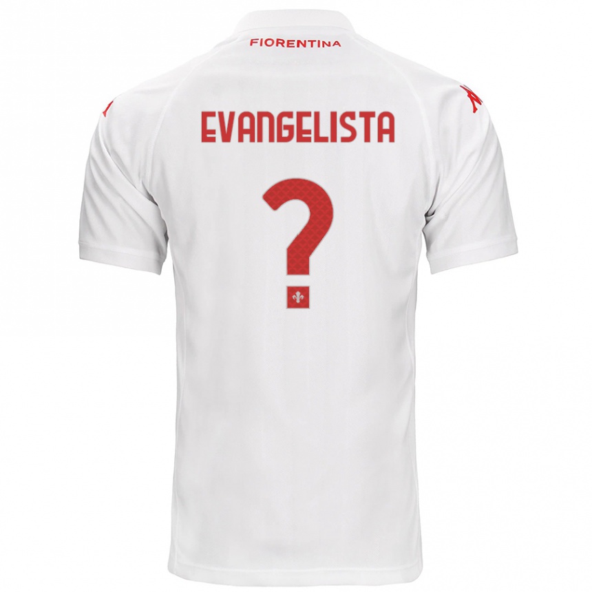 Kids Football Carlo Evangelista #0 White Away Jersey 2024/25 T-Shirt Canada