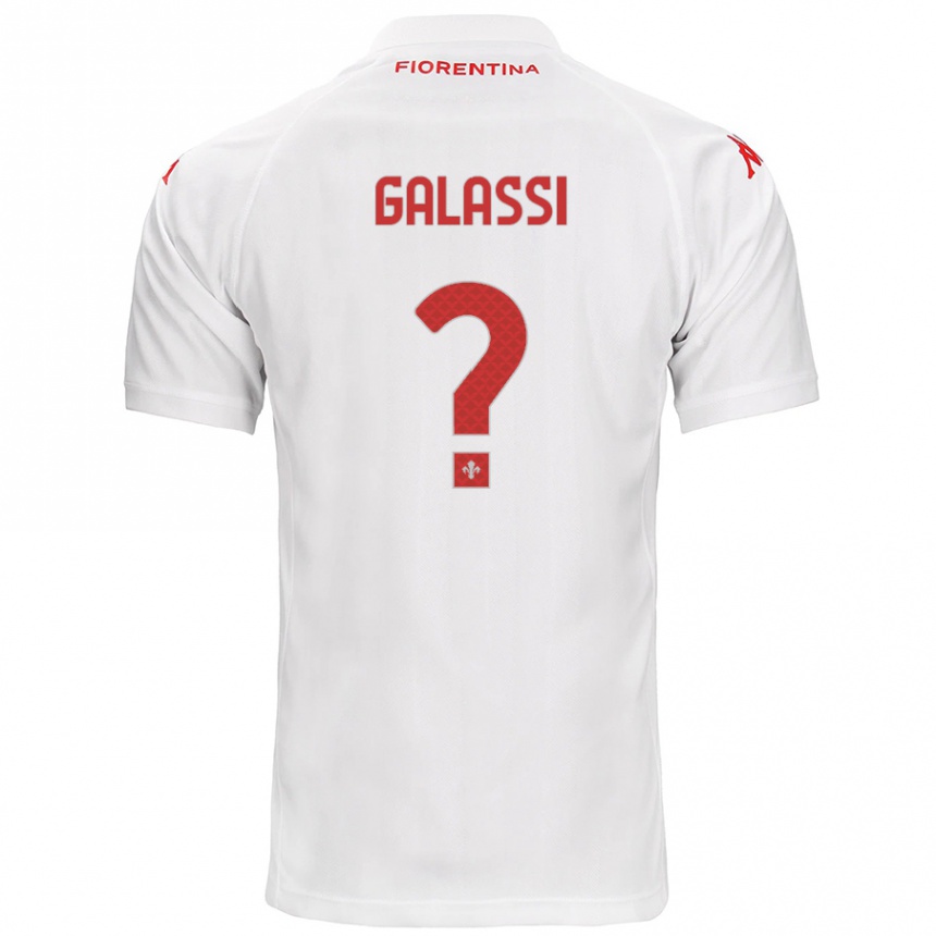 Kids Football Andrea Galassi #0 White Away Jersey 2024/25 T-Shirt Canada