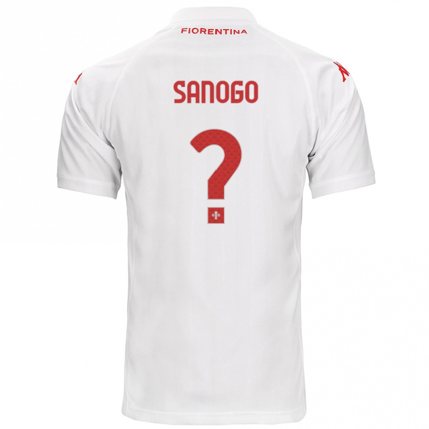 Kids Football Bassidy Sanogo #0 White Away Jersey 2024/25 T-Shirt Canada