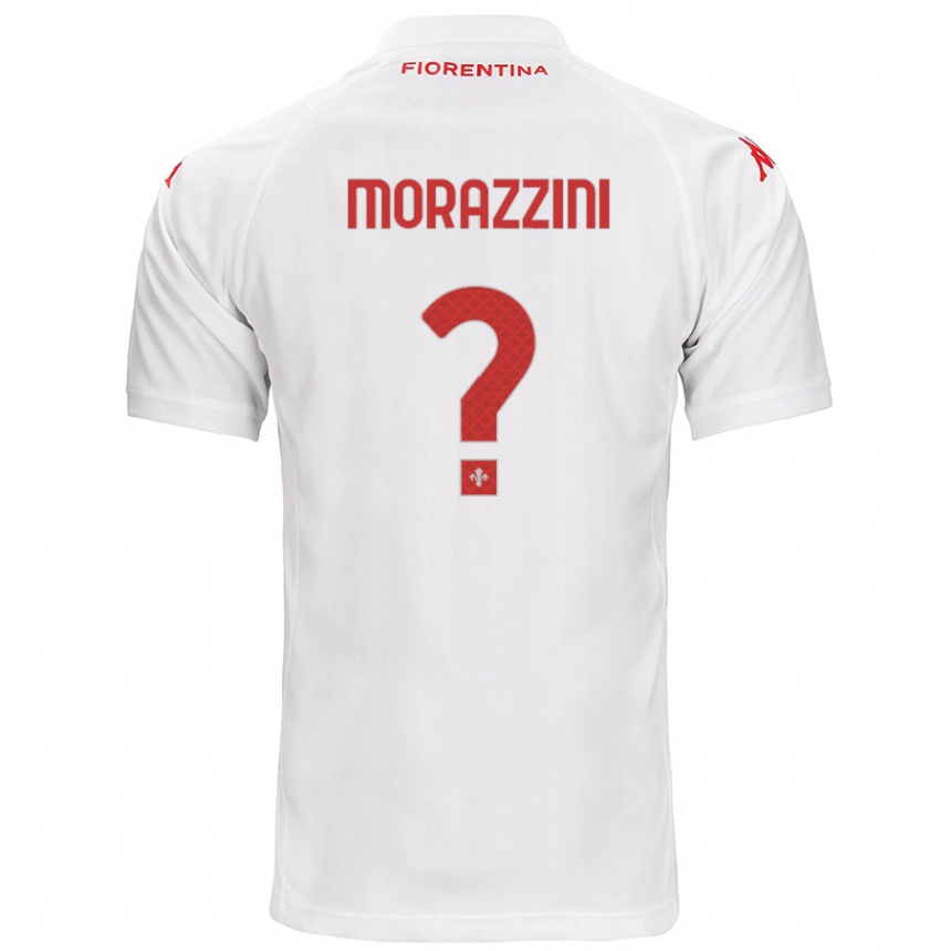 Kids Football Luigi Morazzini #0 White Away Jersey 2024/25 T-Shirt Canada