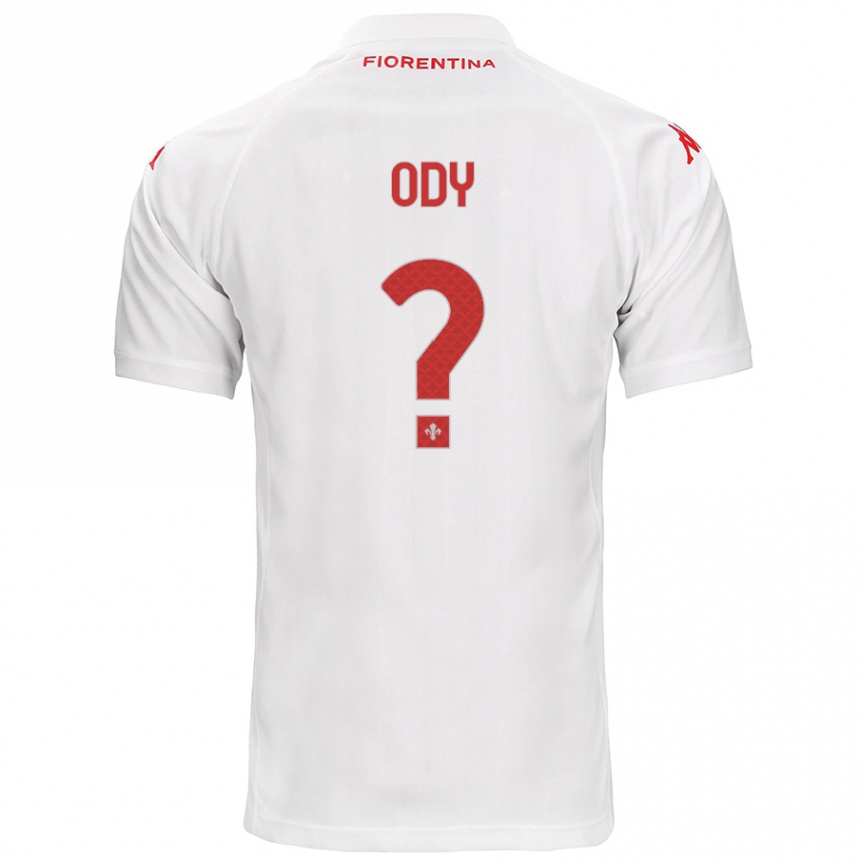 Kids Football Edwin Ody #0 White Away Jersey 2024/25 T-Shirt Canada