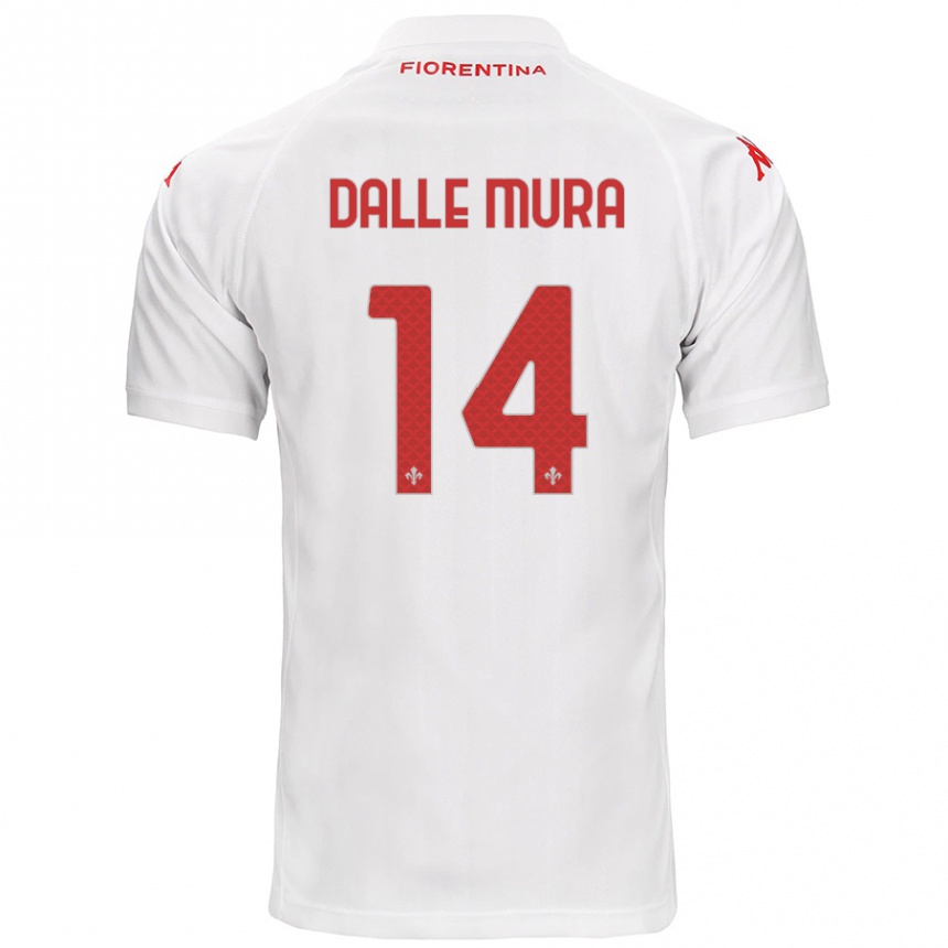 Enfant Football Maillot Christian Dalle Mura #14 Blanc Tenues Extérieur 2024/25 Canada