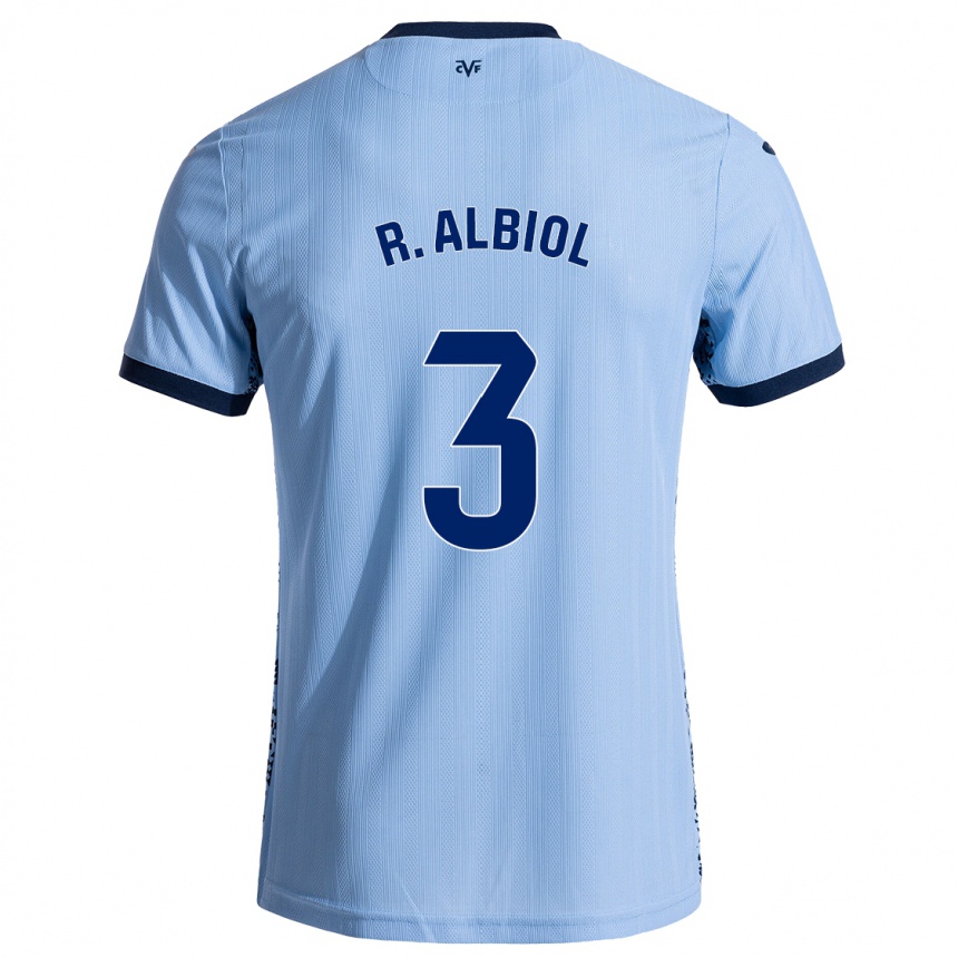 Kids Football Raúl Albiol #3 Sky Blue Away Jersey 2024/25 T-Shirt Canada