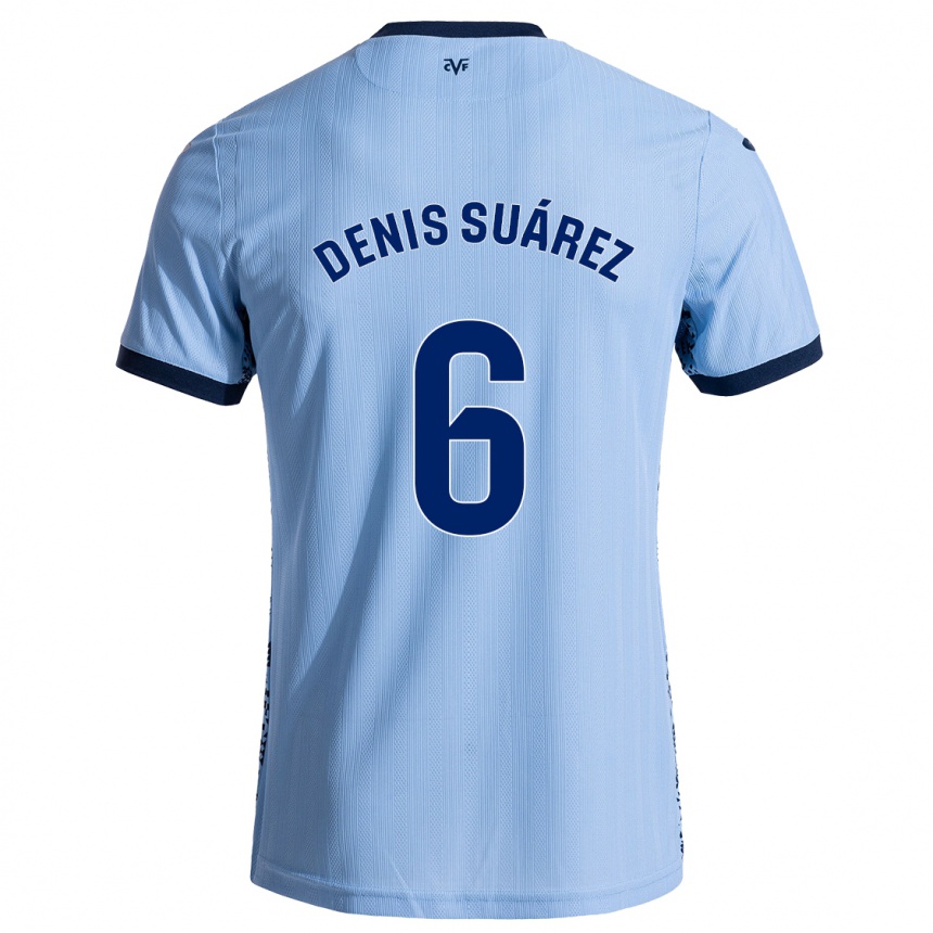 Kids Football Denis Suárez #6 Sky Blue Away Jersey 2024/25 T-Shirt Canada