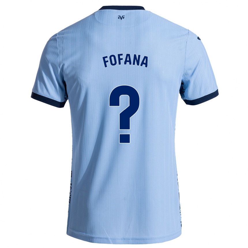 Enfant Football Maillot Douga Fofana #0 Bleu Ciel Tenues Extérieur 2024/25 Canada