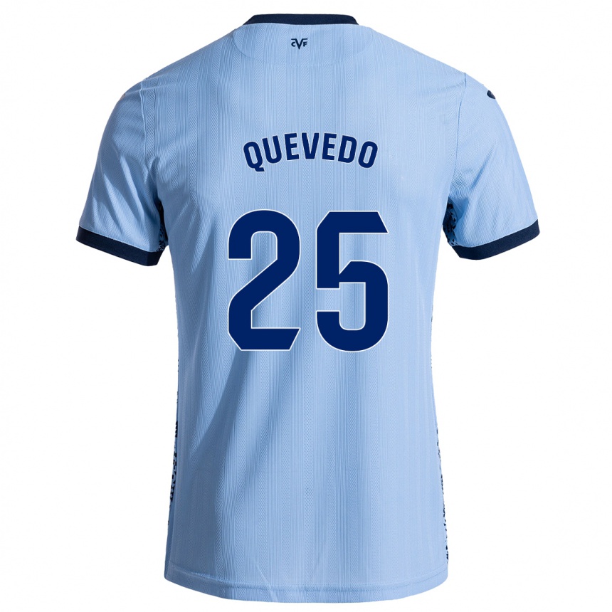 Enfant Football Maillot Alex Quevedo #25 Bleu Ciel Tenues Extérieur 2024/25 Canada