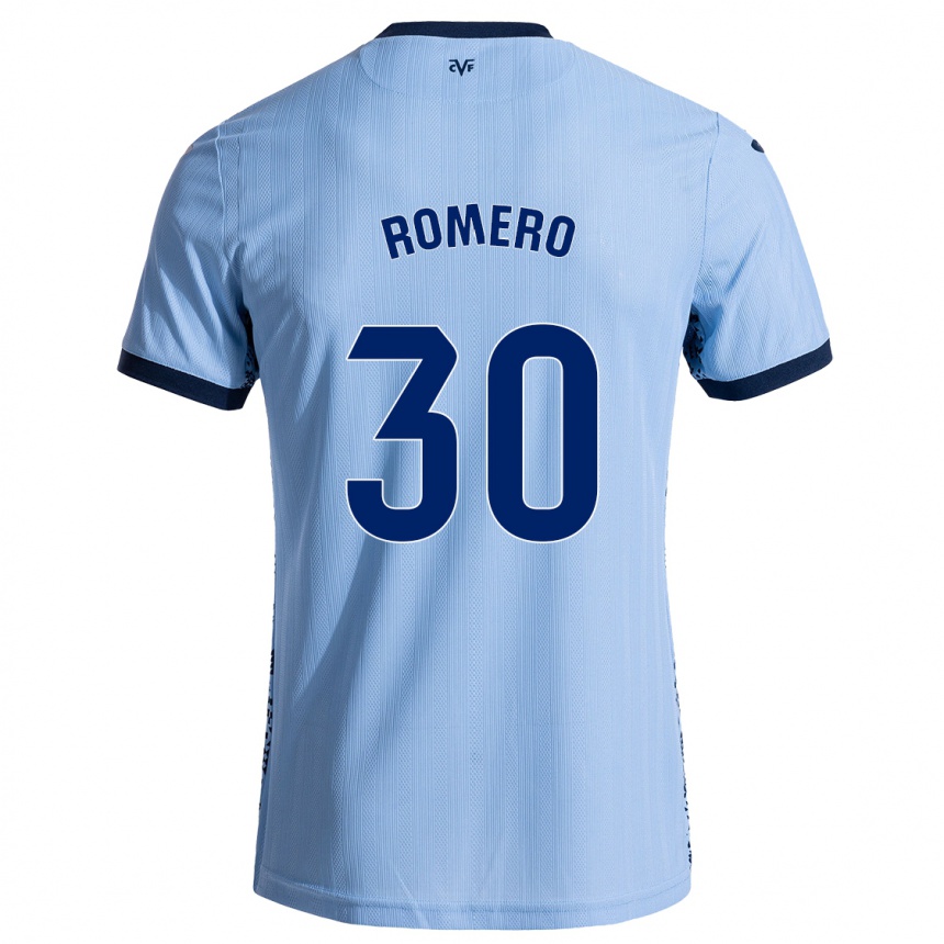 Enfant Football Maillot Lucía Romero #30 Bleu Ciel Tenues Extérieur 2024/25 Canada