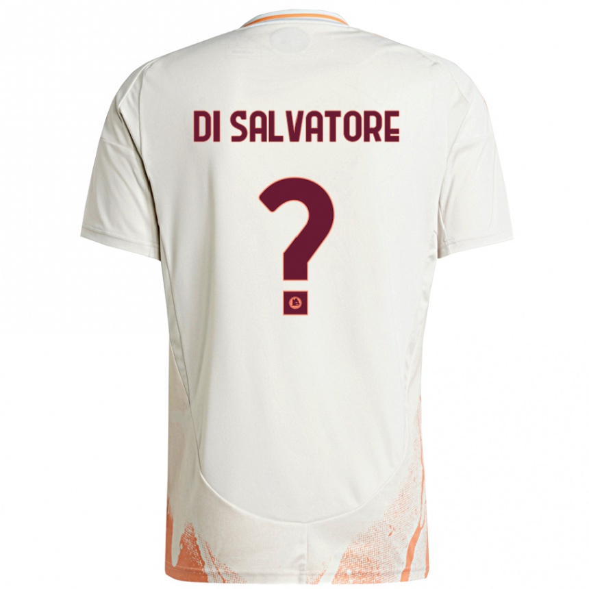 Kids Football Diego Di Salvatore #0 Cream White Orange Away Jersey 2024/25 T-Shirt Canada