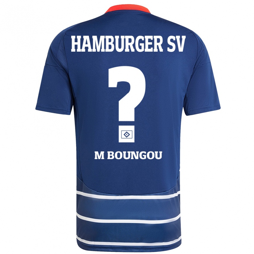 Kids Football Edmond Loubongo-M'boungou #0 Dark Blue Away Jersey 2024/25 T-Shirt Canada