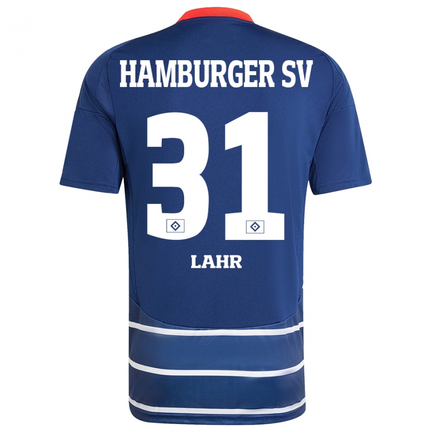 Kids Football Jobina Lahr #31 Dark Blue Away Jersey 2024/25 T-Shirt Canada