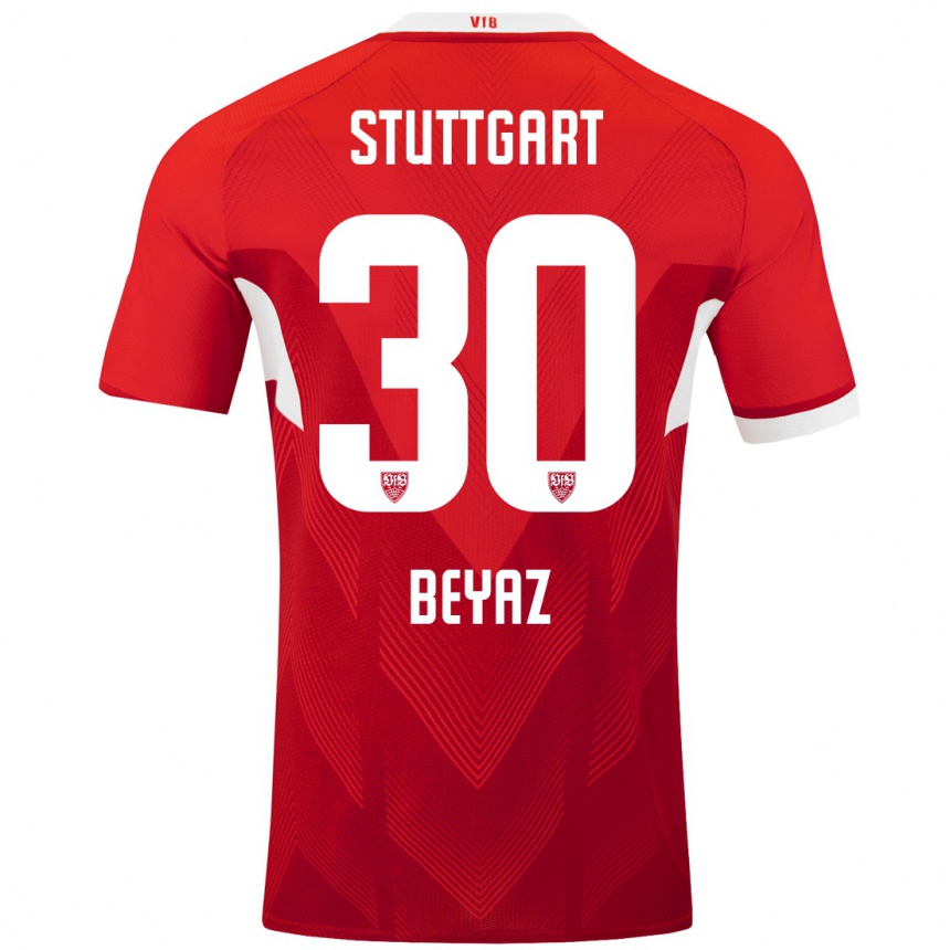 Enfant Football Maillot Ömer Beyaz #30 Blanc Rouge Tenues Extérieur 2024/25 Canada