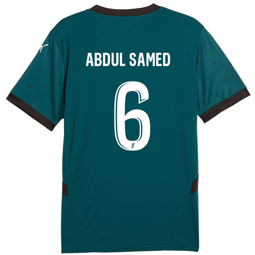 Enfant Football Maillot Salis Abdul Samed #6 Vert Foncé Tenues Extérieur 2024/25 Canada