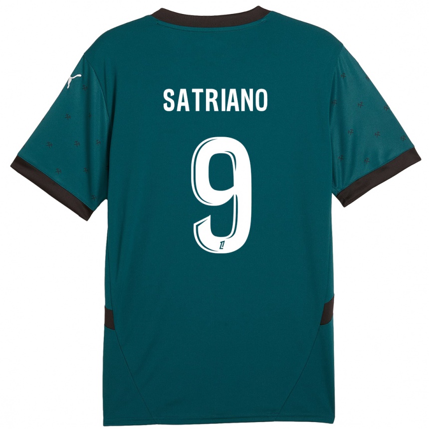 Kids Football Martín Satriano #9 Dark Green Away Jersey 2024/25 T-Shirt Canada