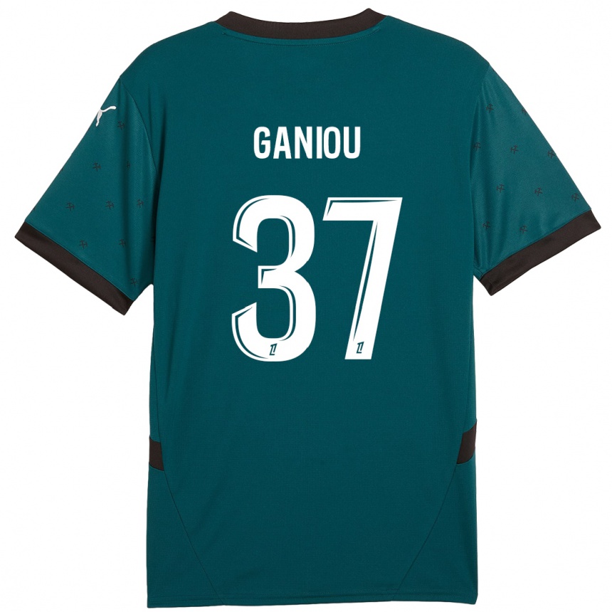 Enfant Football Maillot Ismaëlo Ganiou #37 Vert Foncé Tenues Extérieur 2024/25 Canada