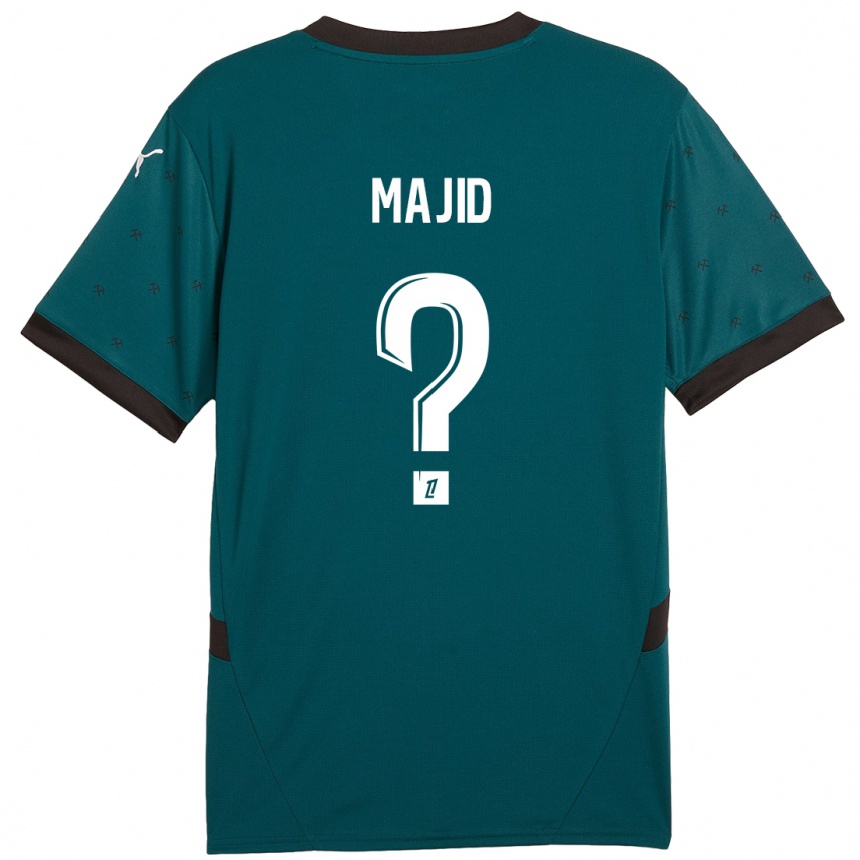 Kids Football Ahmed Majid #0 Dark Green Away Jersey 2024/25 T-Shirt Canada