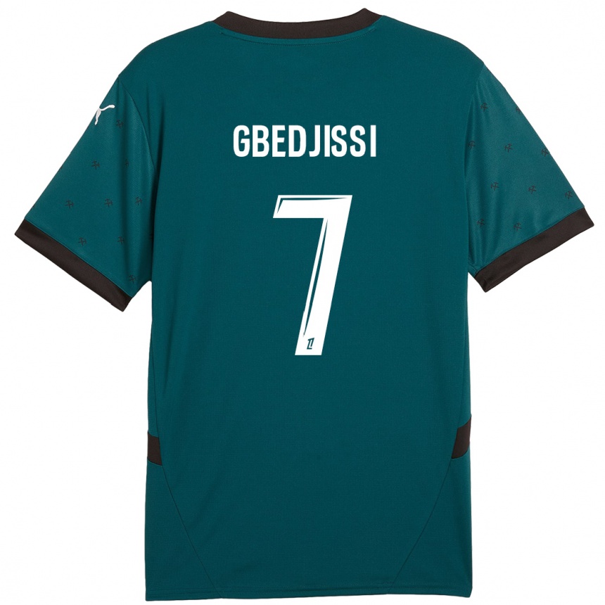 Enfant Football Maillot Aude Gbedjissi #7 Vert Foncé Tenues Extérieur 2024/25 Canada