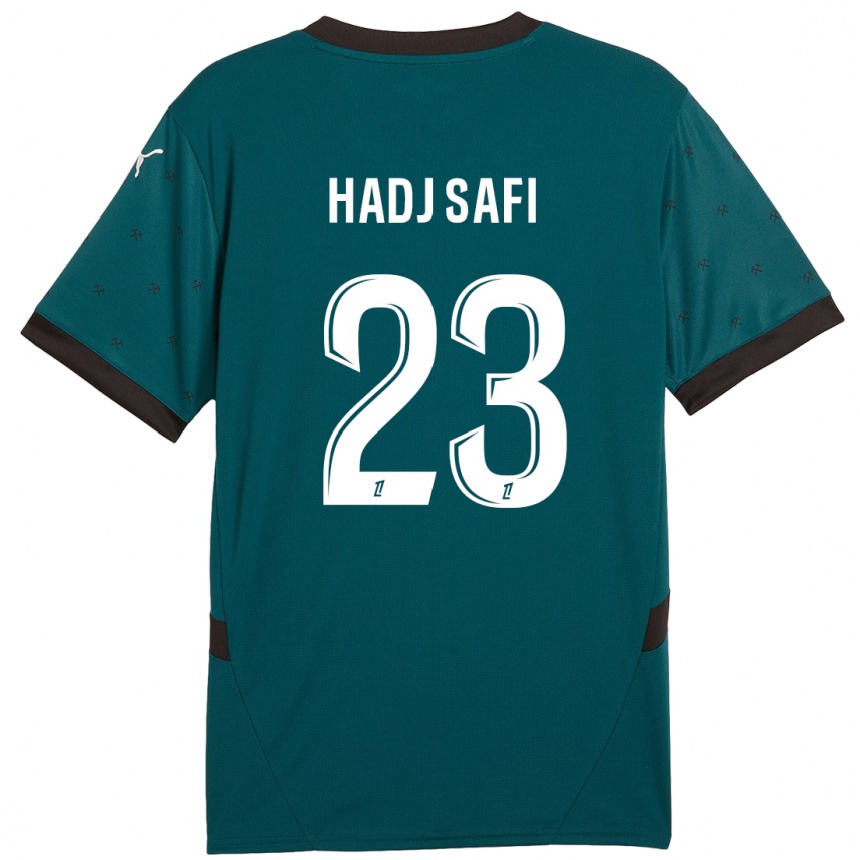 Enfant Football Maillot Souhina Hadj Safi #23 Vert Foncé Tenues Extérieur 2024/25 Canada