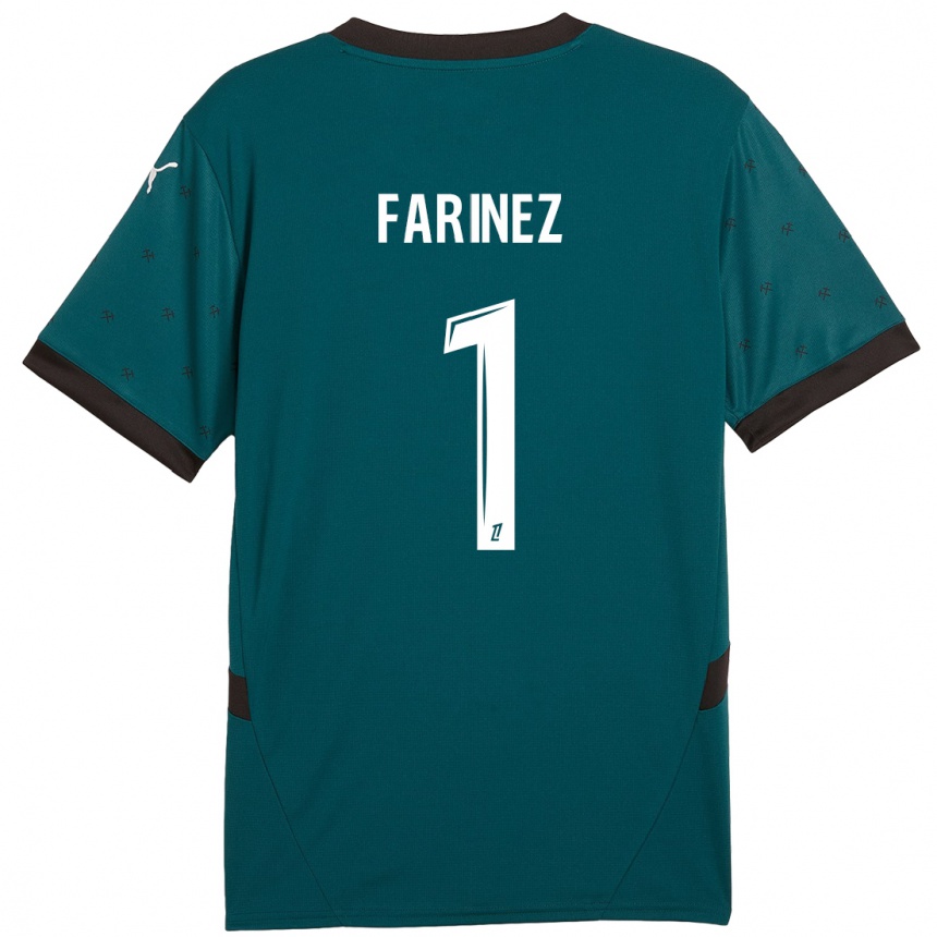 Enfant Football Maillot Wuilker Fariñez #1 Vert Foncé Tenues Extérieur 2024/25 Canada