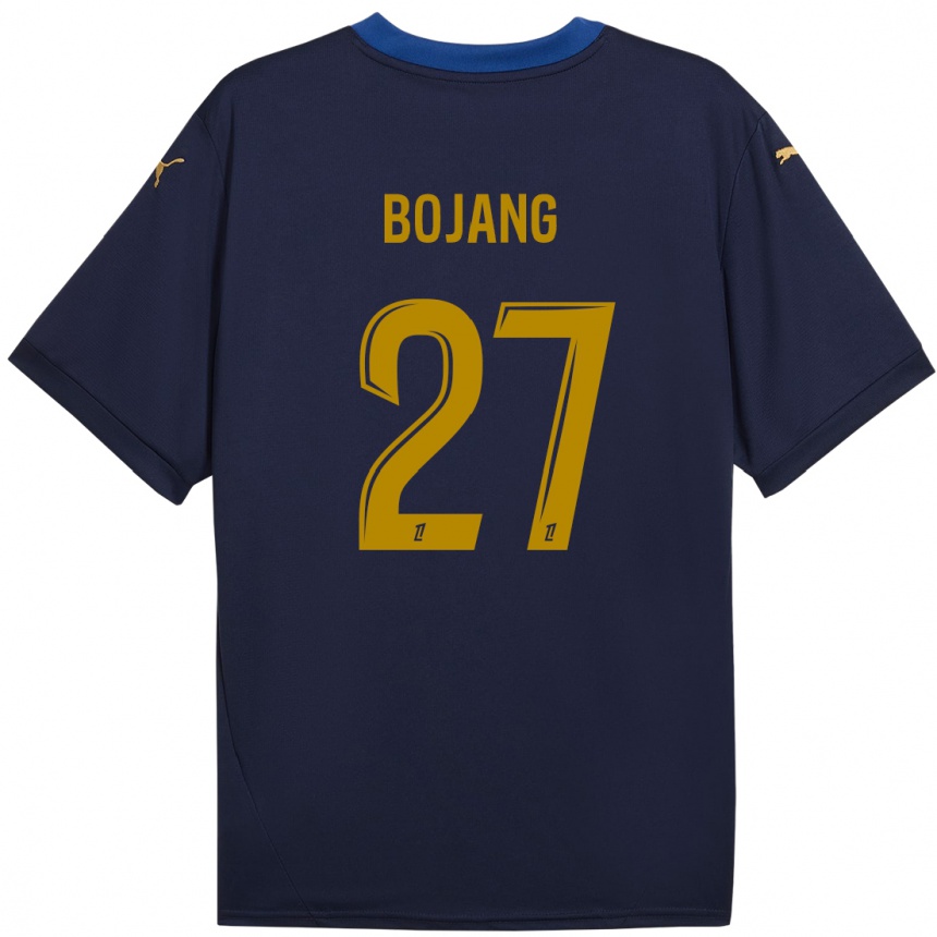 Kids Football Adama Bojang #27 Navy Gold Away Jersey 2024/25 T-Shirt Canada