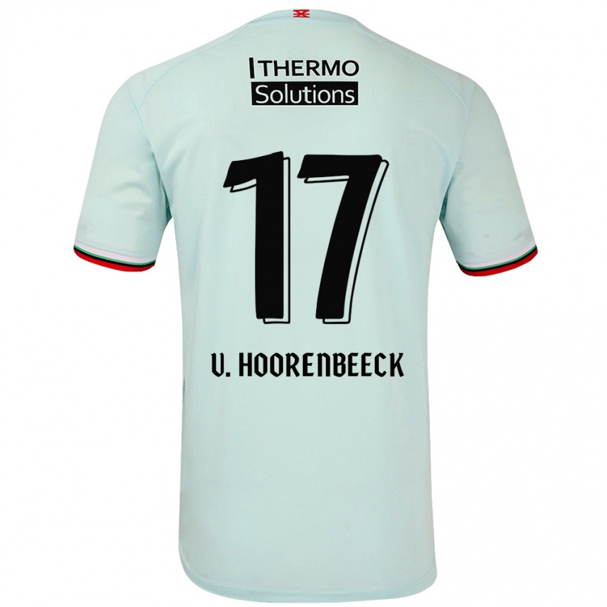 Enfant Football Maillot Alec Van Hoorenbeeck #17 Vert Clair Tenues Extérieur 2024/25 Canada