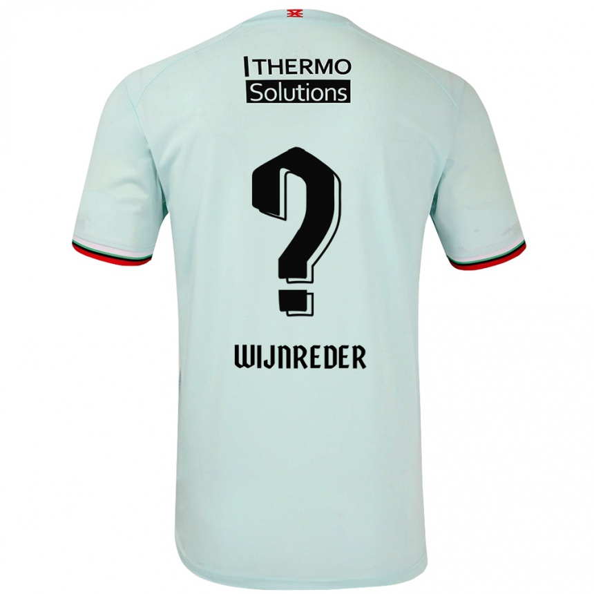 Enfant Football Maillot Jeppe Wijnreder #0 Vert Clair Tenues Extérieur 2024/25 Canada