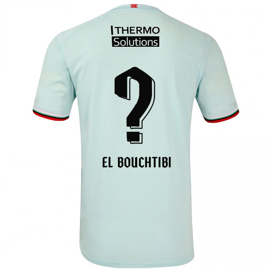 Kids Football Ilias El Bouchtibi #0 Light Green Away Jersey 2024/25 T-Shirt Canada