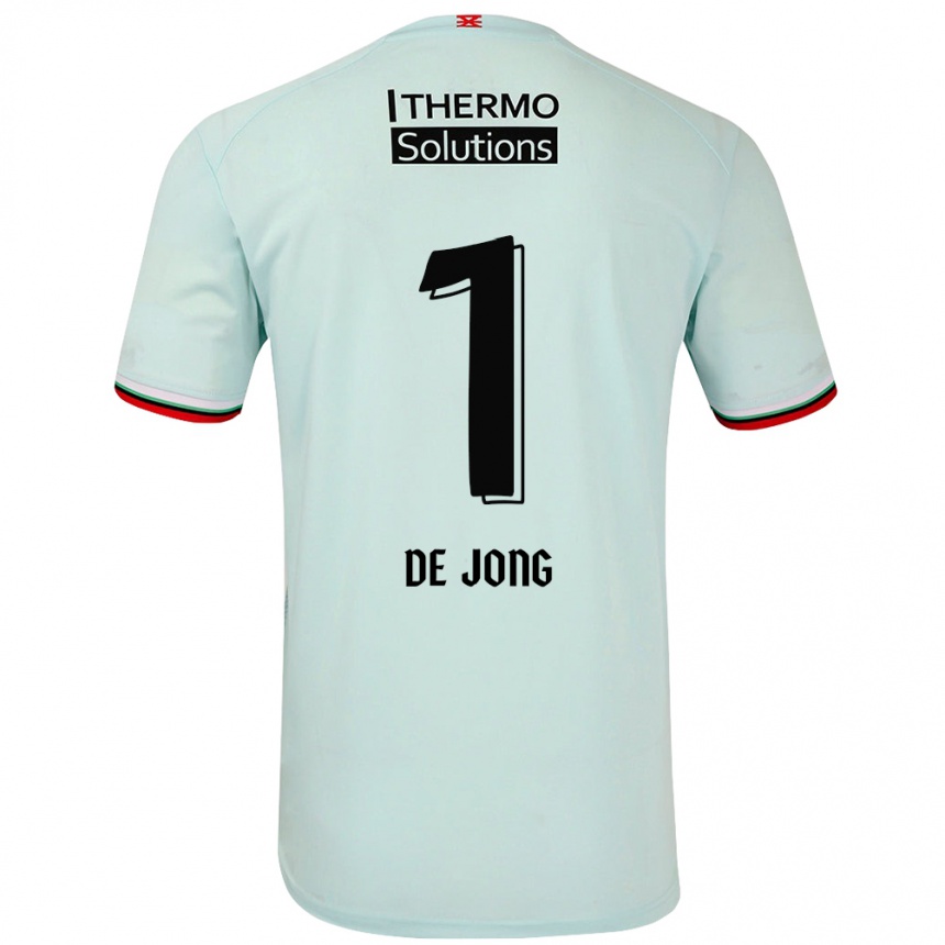 Kids Football Daniëlle De Jong #1 Light Green Away Jersey 2024/25 T-Shirt Canada