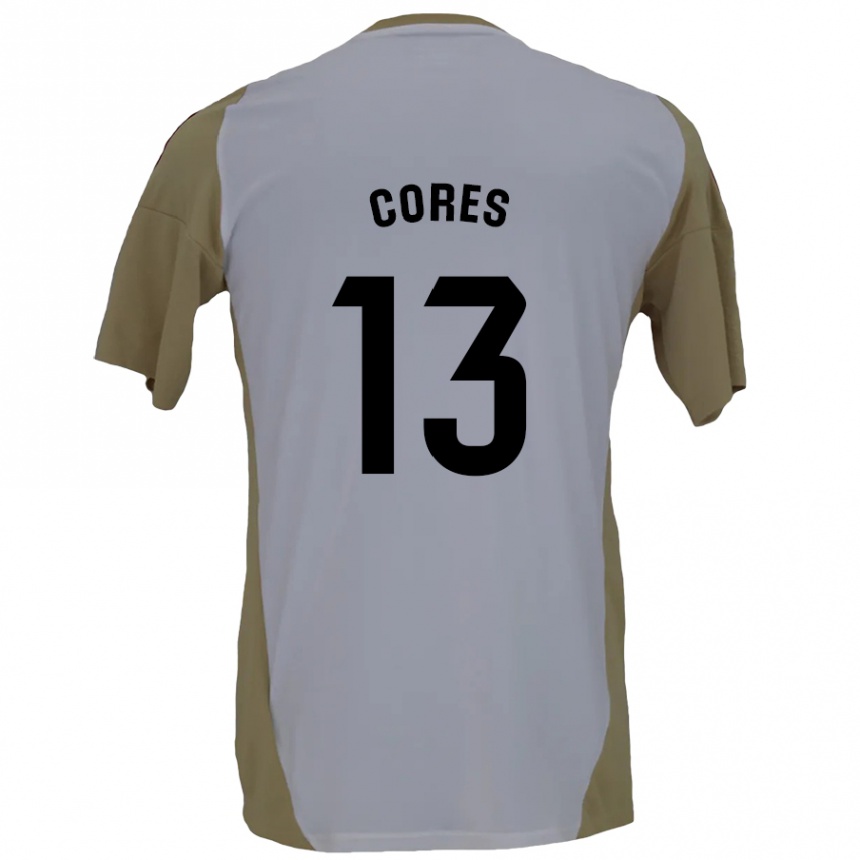 Kids Football Christian Cores #13 Brown White Away Jersey 2024/25 T-Shirt Canada