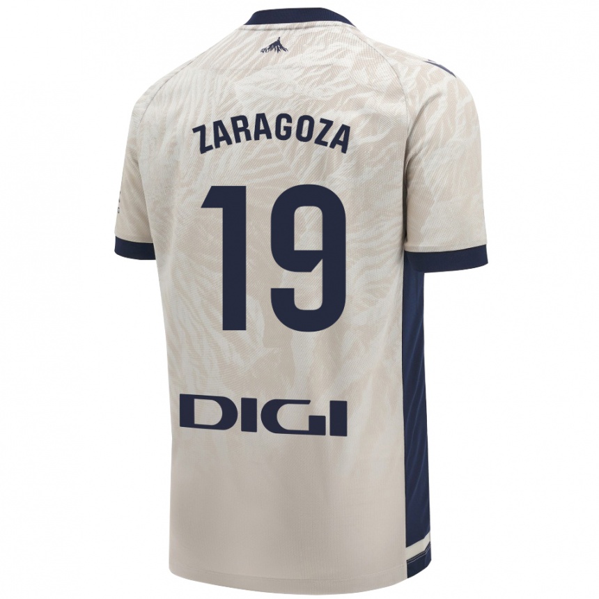 Enfant Football Maillot Bryan Zaragoza #19 Gris Clair Tenues Extérieur 2024/25 Canada