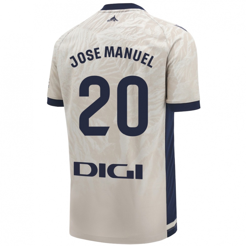 Enfant Football Maillot José Manuel Arnáiz #20 Gris Clair Tenues Extérieur 2024/25 Canada