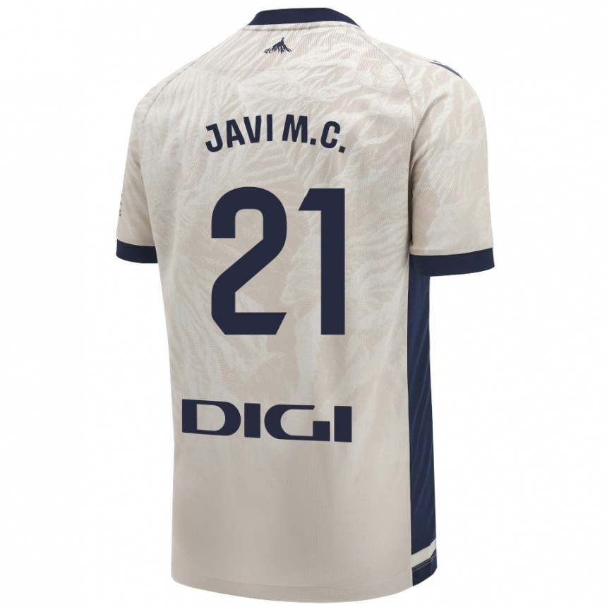 Enfant Football Maillot Javi Martínez #21 Gris Clair Tenues Extérieur 2024/25 Canada