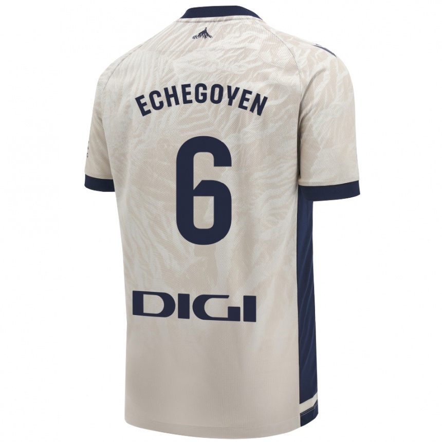 Enfant Football Maillot Mauro Echegoyen #6 Gris Clair Tenues Extérieur 2024/25 Canada