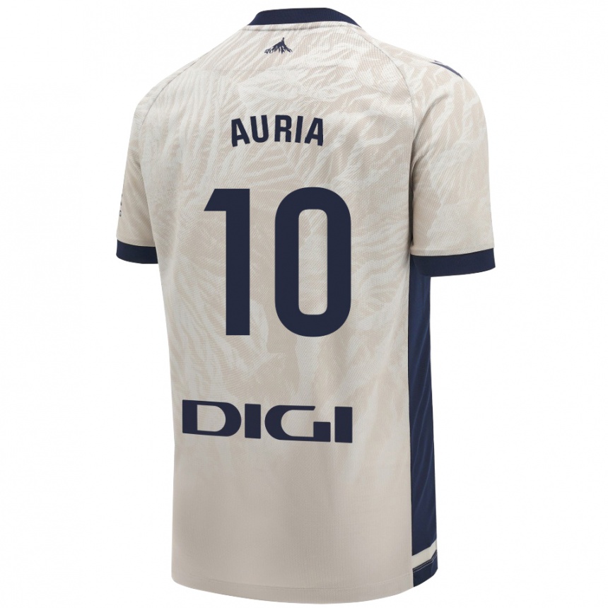 Enfant Football Maillot Miguel Auria #10 Gris Clair Tenues Extérieur 2024/25 Canada