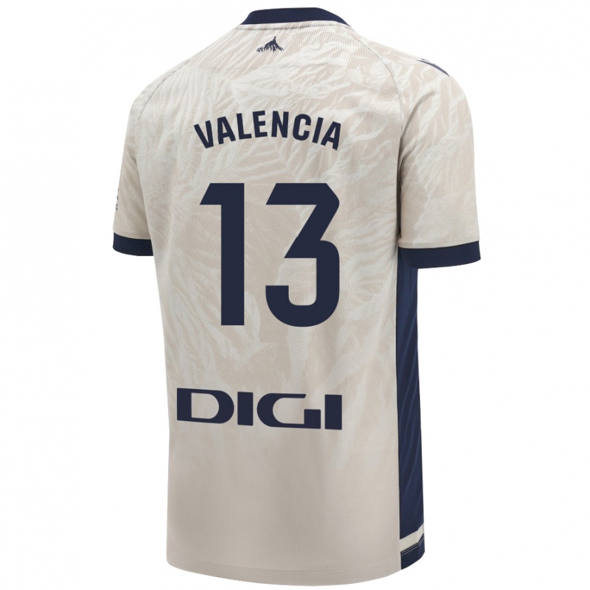 Enfant Football Maillot Pablo Valencia #13 Gris Clair Tenues Extérieur 2024/25 Canada