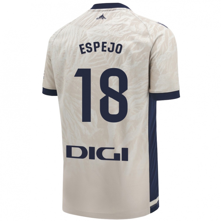 Enfant Football Maillot Diego Espejo #18 Gris Clair Tenues Extérieur 2024/25 Canada