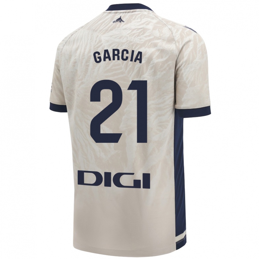 Kids Football Jon García #21 Light Gray Away Jersey 2024/25 T-Shirt Canada