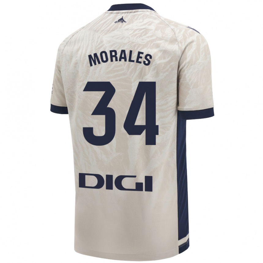 Enfant Football Maillot Anai Morales #34 Gris Clair Tenues Extérieur 2024/25 Canada