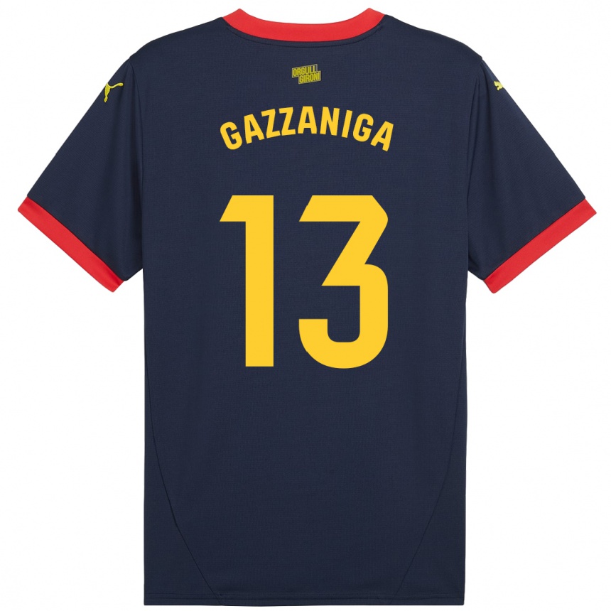 Enfant Football Maillot Paulo Gazzaniga #13 Bleu Marine Rouge Tenues Extérieur 2024/25 Canada