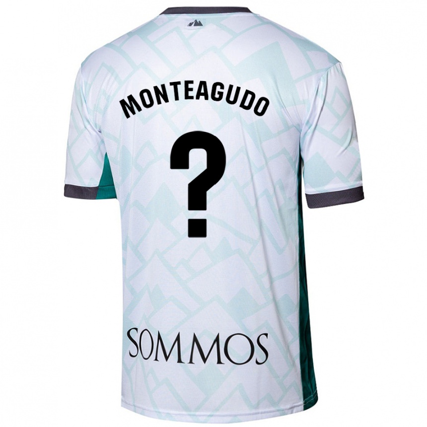 Enfant Football Maillot Miguel Monteagudo #0 Blanc Vert Tenues Extérieur 2024/25 Canada