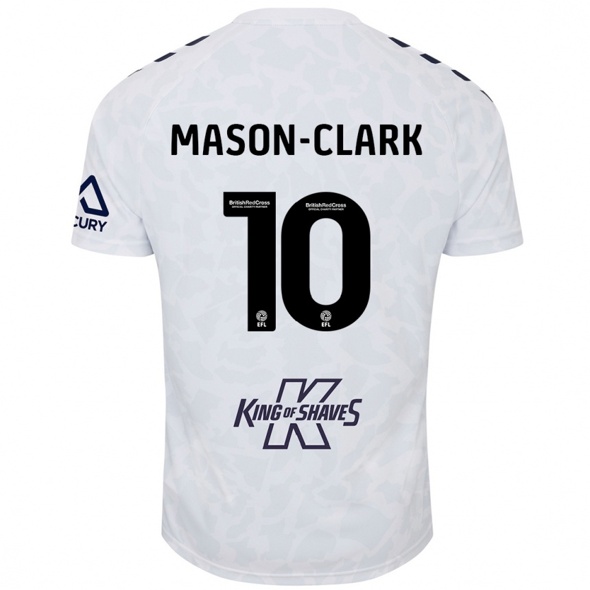 Kids Football Ephron Mason-Clark #10 White Away Jersey 2024/25 T-Shirt Canada