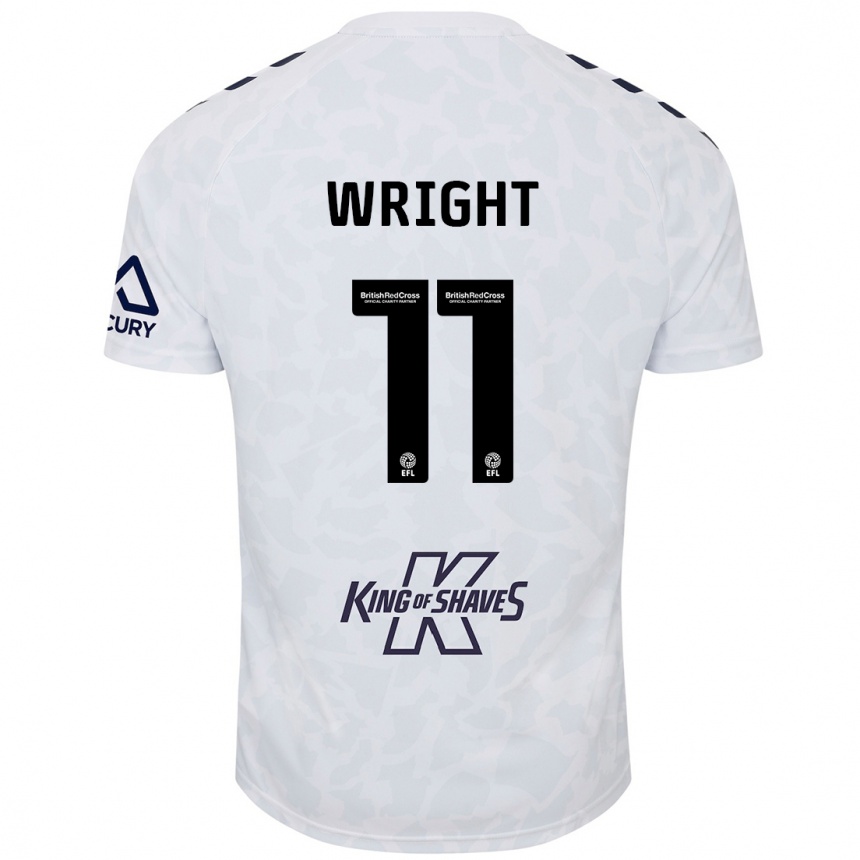 Enfant Football Maillot Haji Wright #11 Blanc Tenues Extérieur 2024/25 Canada