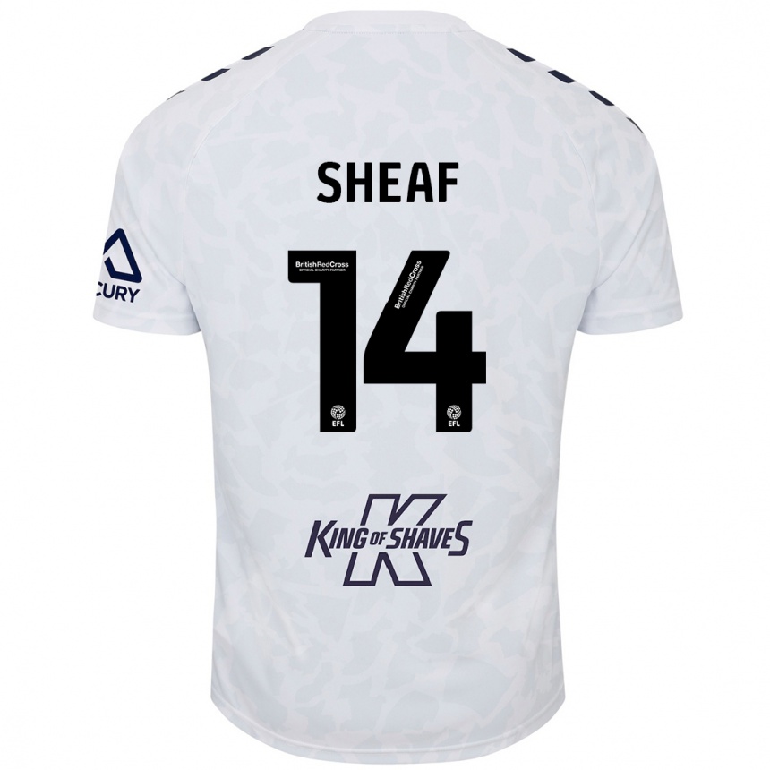 Enfant Football Maillot Ben Sheaf #14 Blanc Tenues Extérieur 2024/25 Canada